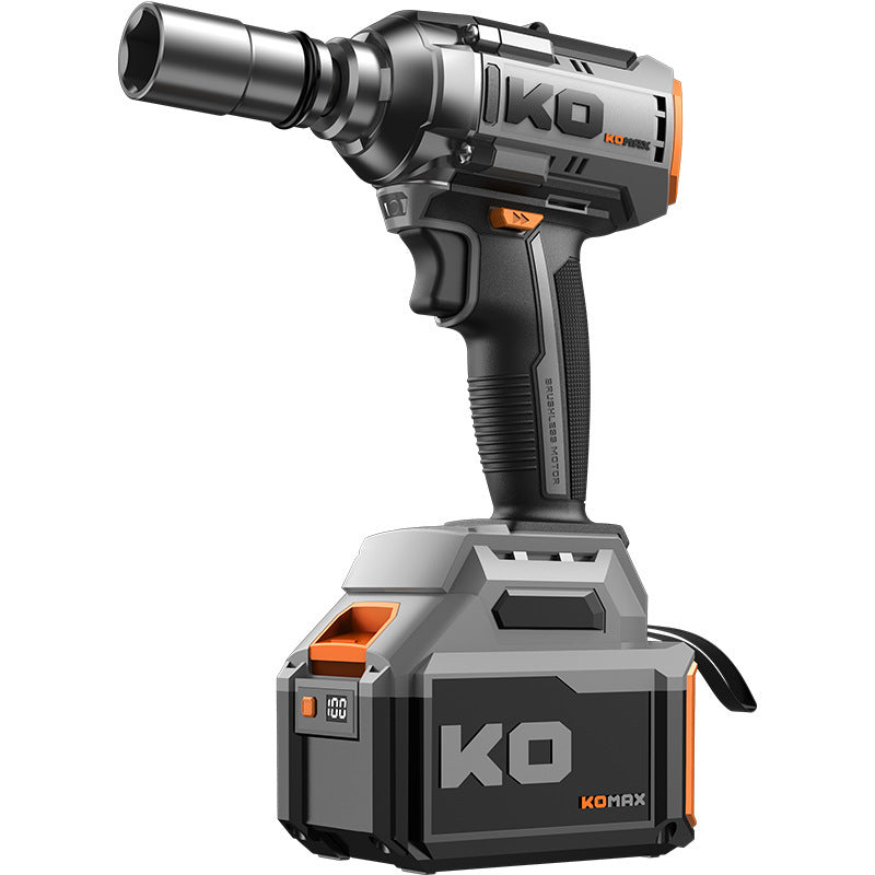 Customized european and american standard brushless lithium battery impact wrench, automotive repair rack, electric air impact wrench, industrial-grade high-power impact wrench