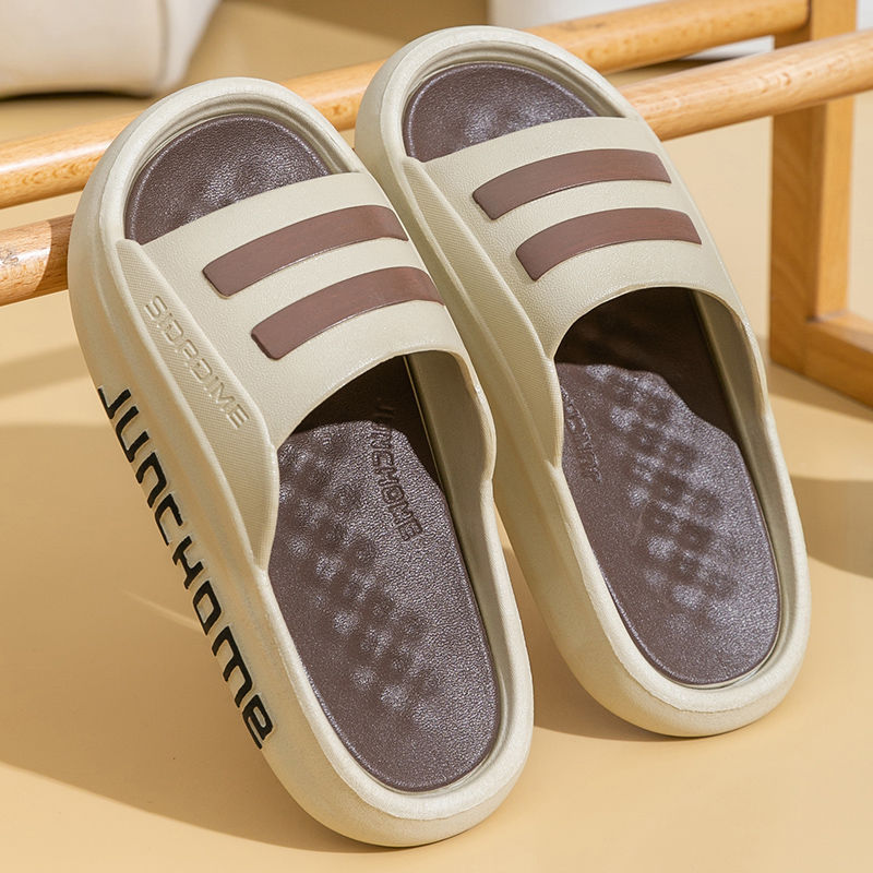 New men's and boys' "cloud-like" slippers: soft, non-slip summer slides for indoor and outdoor wear - perfect for matching family sets