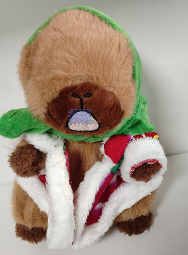 Douyin same style capibala doll swaying, singing and dancing hand rattle plush toy christmas gift wholesale