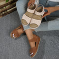 Plus size women's sandals for export -  summer new arrivals: versatile soft-soled sandals for middle-aged and elderly women, perfect with dresses - wholesale
