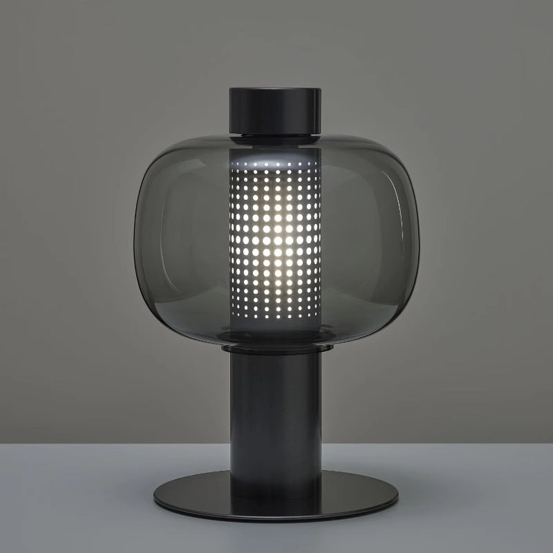 Modern minimalist glass table lamp - bedroom bedside lamp - designer high-end nordic style - living room, study, decorative home & hotel lighting