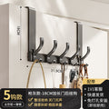 Over-the-door hook - no drilling required, universal for bedroom & bathroom, space aluminum, extra wide, heavy-duty, rustproof, multi-purpose storage