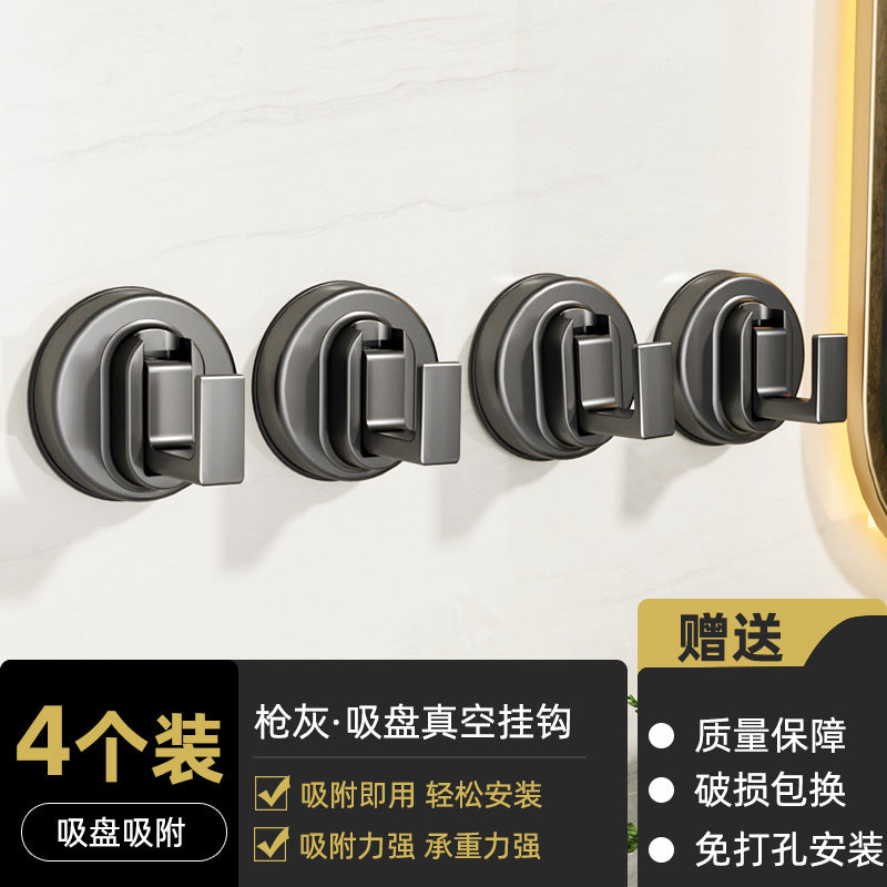Suction cup hook, strong vacuum, no punching, wall, bathroom, kitchen, door, weighing, traceless bathroom towel hook
