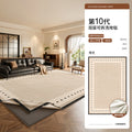 Removable and washable carpet living room retro medieval new arrival no-wash and wipeable classy double-layer detachable machine washable carpet floor mat
