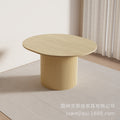 Scandinaviancasual round table for home small apartment dining table designer stretchable round light luxury coffee living room dining table
