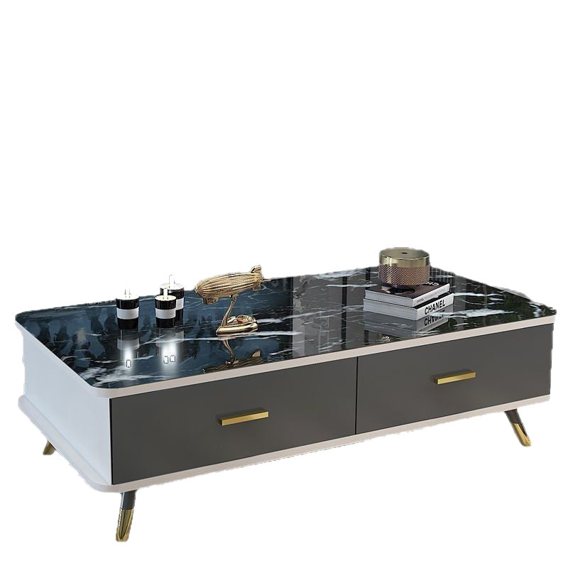 Tv cabinet coffee table modern casual coffee table for home living room small apartment rental house coffee table with drawer tv cabinet