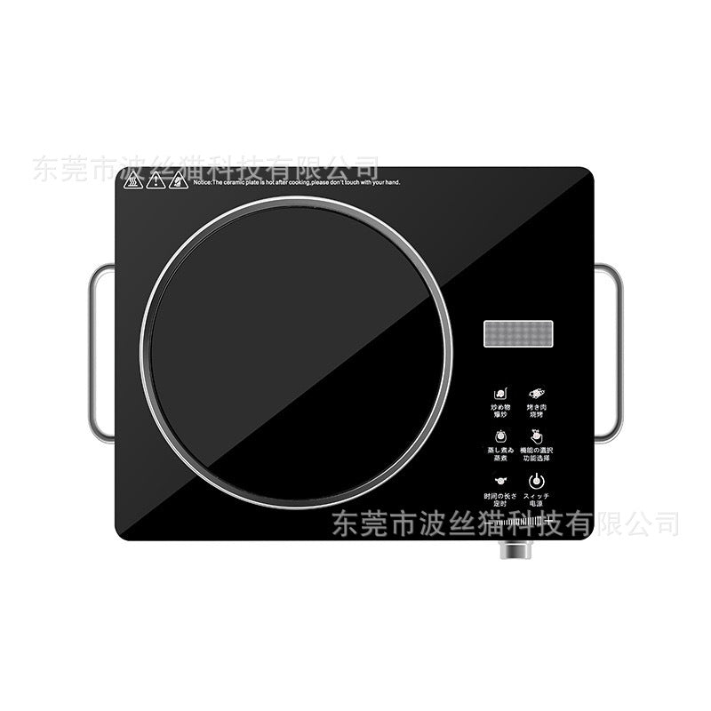 Commercial cross-border electric ceramic stove 3500 high-power multi-function european standard 220v electric heating light wave oven induction cooker manufacturer