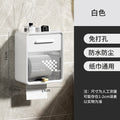 Bathroom tissue box wall-mounted waterproof punch-free toilet paper holder tissue dispenser tissue rack tissue storage