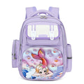 2024 cross-border school backpack for grades 3-6: large capacity, cartoon design, stylish, lightweight backpack with compartment