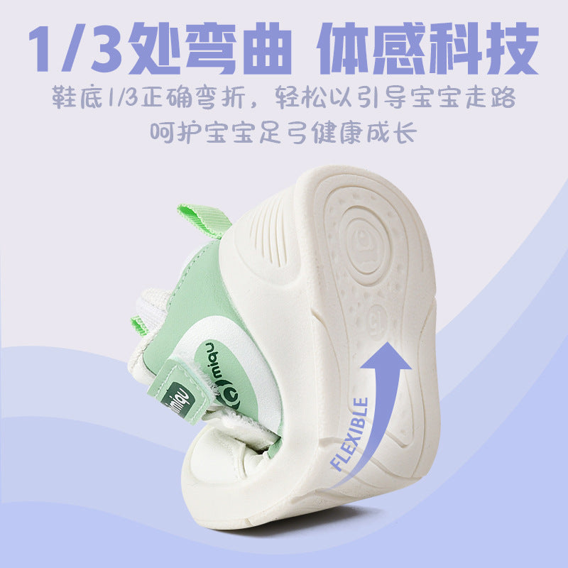Toddler shoes for boys, spring and autumn, 0-1-2 years old, soft sole infant shoes, children's shoes, infant and toddler shoes for girls