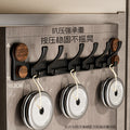 Suction cup door rear hook, no punching, strong load-bearing, vintage style bathroom adhesive coat hook, coat rack, traceless adhesive hook