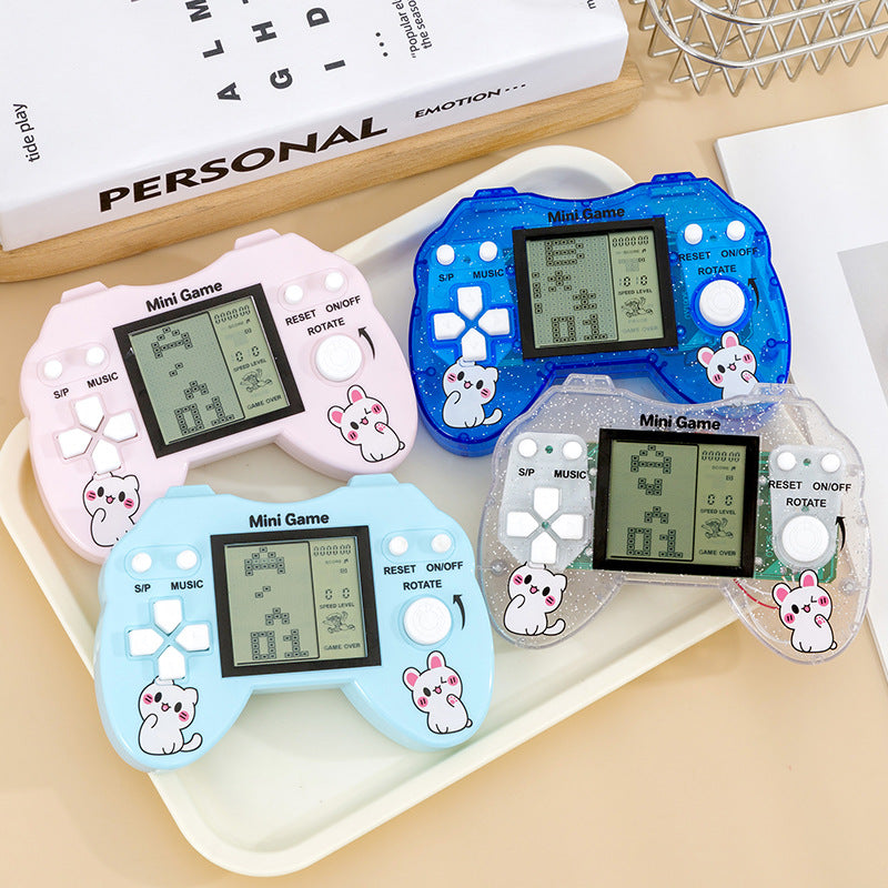 3inch handheld tetris game console - nostalgic charm, casual creative toy, cultural & creative merchandise - hot seller