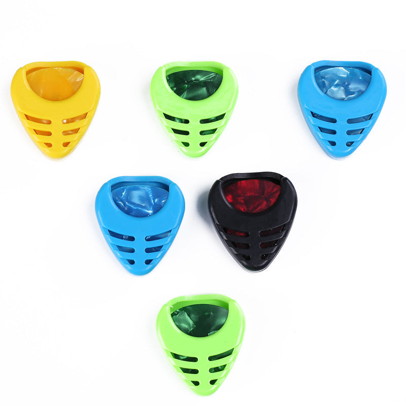 Musical Instrument Accessories Pick Box Acoustic Guitar Pick Box, Guitar Pick Clip, Guitar Accessories Large Triangle Pick Box