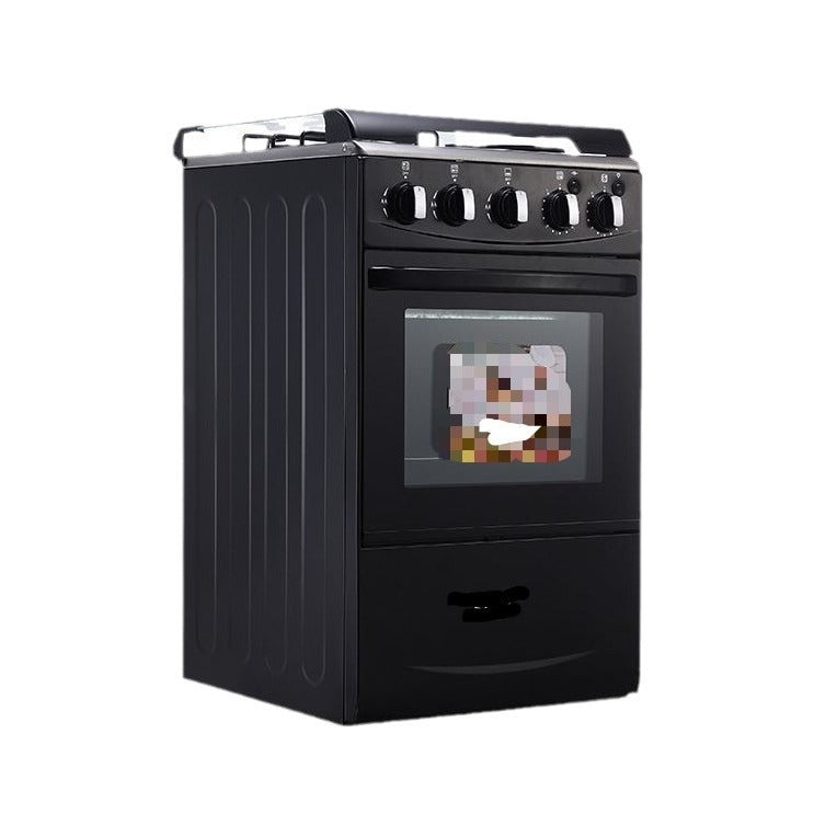 Four 4 gas head eye burner gas stove with oven upright one-piece european standard spot 1 piece for sale