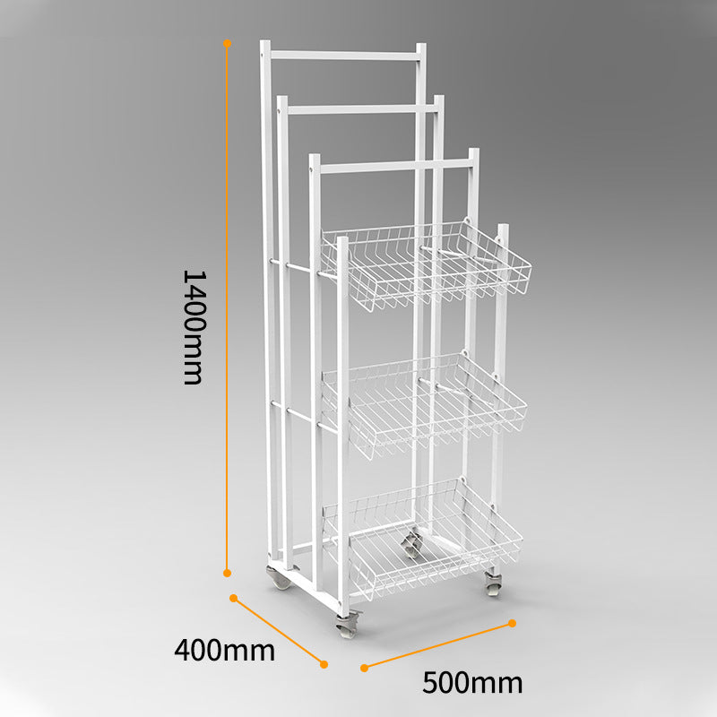Shelf Mingchuang Umbrella Display Rack Folding Sun Umbrella General merchandise Mobile Wrought Iron Storage Display Rack