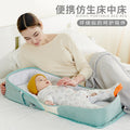 Baby crib newborn bed splicing large bed baby kids bed cradle bed foldable small bed newborn portable