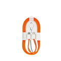 Apple iphone 17 braided data cable - orange pd 60w dual type-c charging cable - iphone fast charging cable
