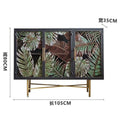American enamel painted glass door storage cabinet shoe cabinet for home restaurantaccessible luxury entrance cabinet iron storage sideboard