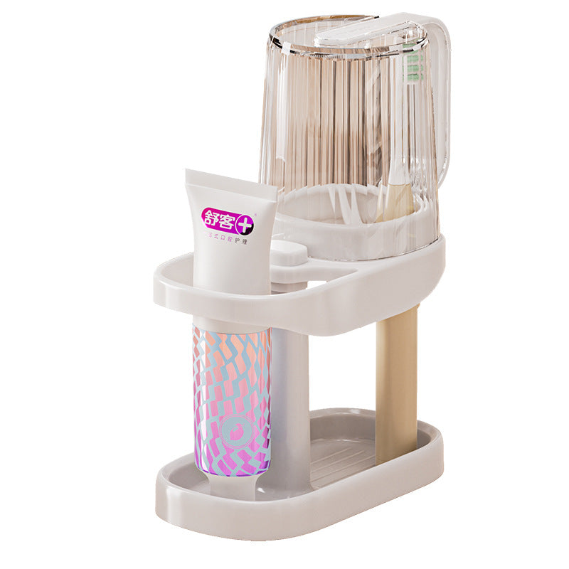 New student dormitory toothbrushing cup, mouthwash cup, toiletries set, electric toothbrush, toothbrush holder, and storage rack