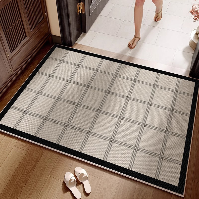 Entrance door mat, new  model: high-end, stain-resistant, wash-free, wipeable doormat for entryways