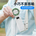 2026 new cross-border high-speed cooling fan: desktop foldable digital display neck hanging ice pack mini handheld fan