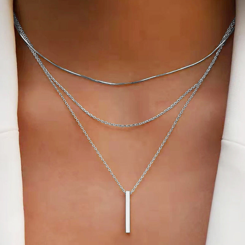 Customized bohemian chic choker necklace - cross-border fashion jewelry for women - unique, high-end, layered necklace