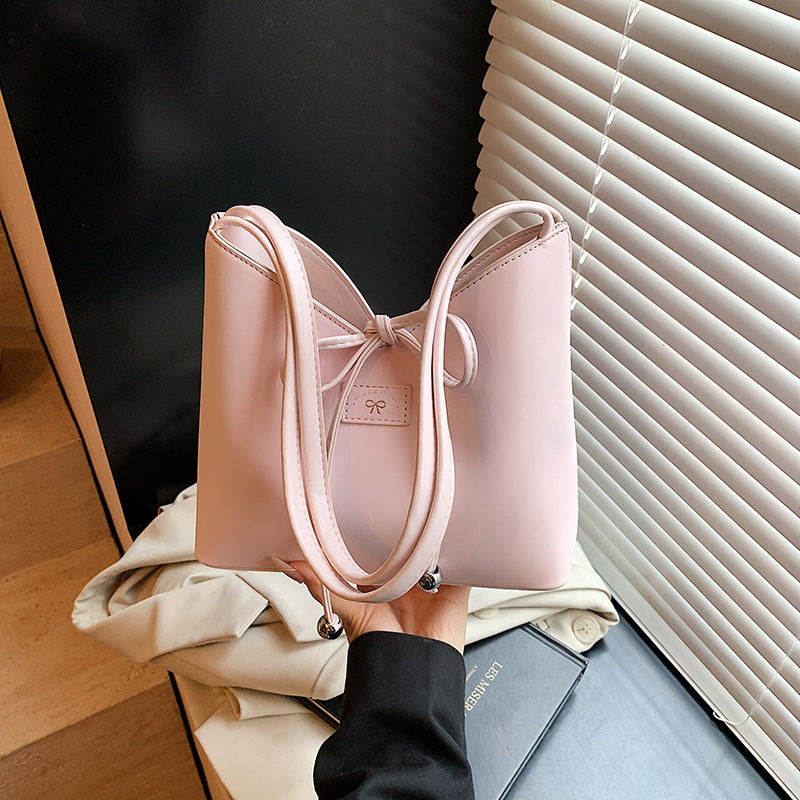 Cross-border 2025 new trendy summer shoulder bag women's bag foreign style simple bag fashion casual bag messenger bag bucket bag