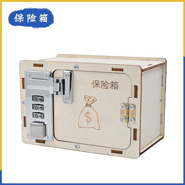Safety box combination lock Technology small production Homemade creative DIY science small experiment Material package Manual work New