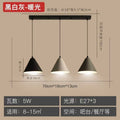 Modern minimalist luxury linear three-light pendant chandelier for dining room, bar, living room, b&b, hotel - unique nordic style