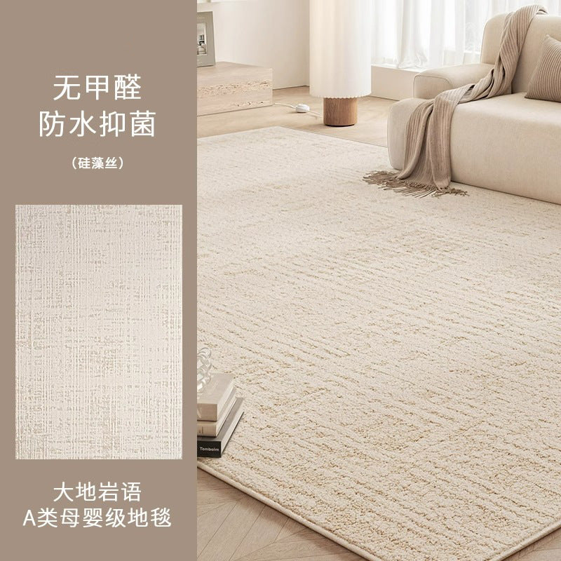 Carpet living room diatom silk new arrival cream style waterproof anti-fouling classy sense floor mat large area sofa coffee table mat