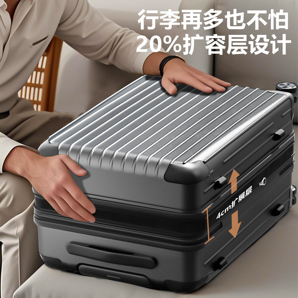 Large-capacity suitcase men's new products in 2025 can be expanded, strong and durable 28-inch password women's box universal wheel