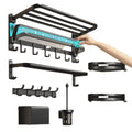 Towel rack, no punching required, bathroom, shower room, bathroom storage rack, toilet, foldable towel rack, hanging rack for home