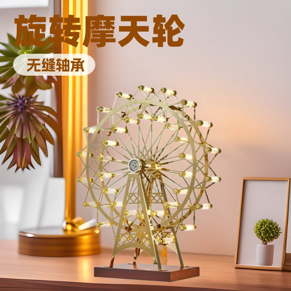 Ferris wheel table lamp rotating model ornament office tea room Internet celebrity restaurant table decoration lamp bedroom table