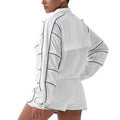 New quick-dry tennis jacket women's running long sleeve t-shirt sports top outdoor badminton slimming fitness apparel