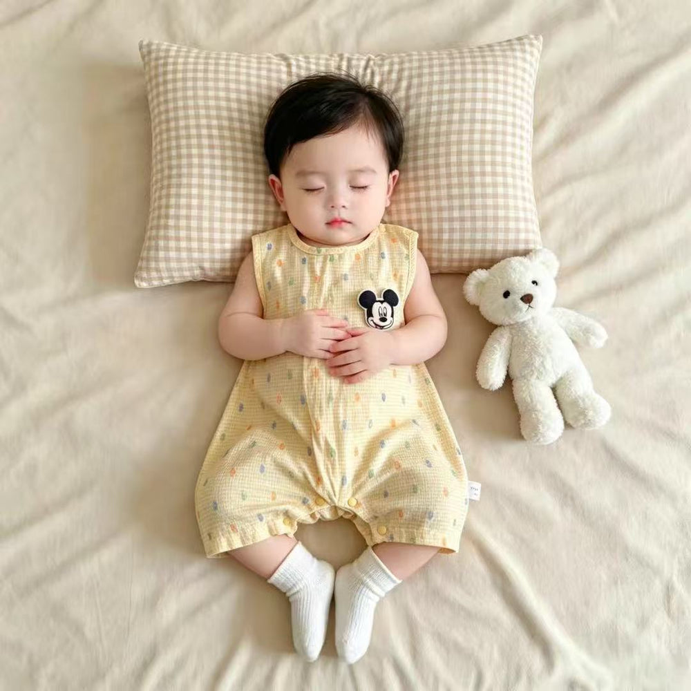 Newborn romper summer outfit cute cartoon onesie vest clothes boy sleeveless baby infant bodysuit