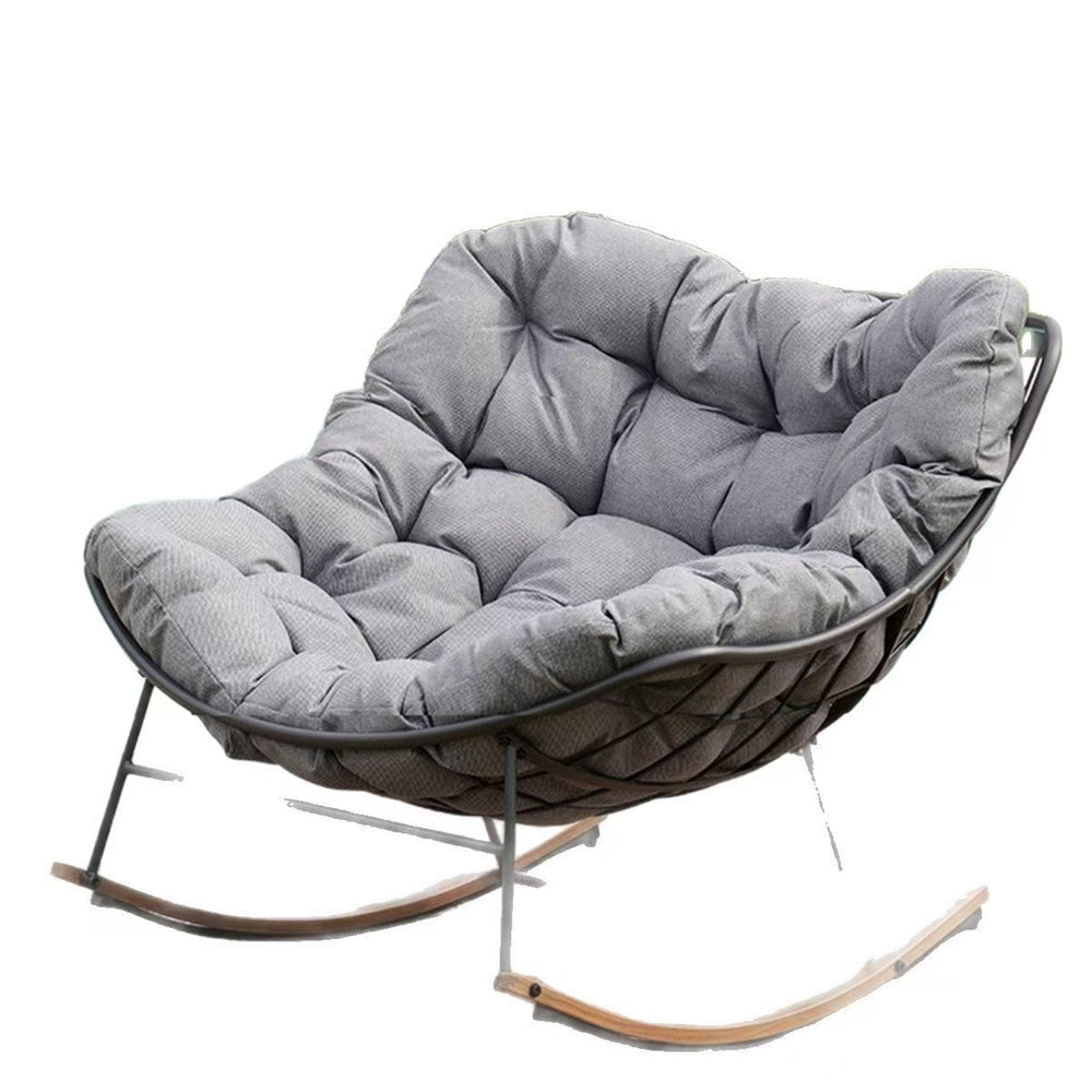 Outdoor bird's nest rocking chair lounge chair balcony adult home casual leisure chair lazy sofa popular rocking chair manufacturer