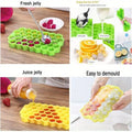 Silicone ice cube tray mold - easy release, quick freezing, fast ice dispensing - home use ice making mold - honeycomb ice cube tray - cross-border hot seller