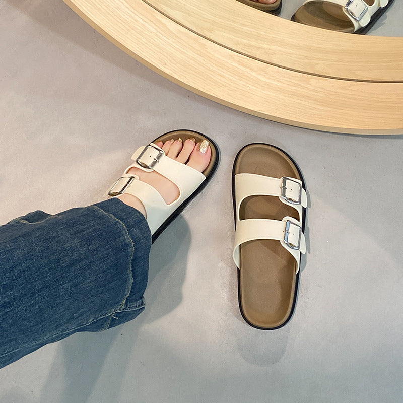 Women's summer sandals: stylish and versatile new beach shoes - high heel, platform, wedge, double buckle sandals