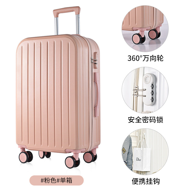 New multi-functional ins rechargeable suitcase universal wheel men's and women's password case clothes boarding case suitcase