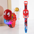 Spider-man [sliding cover + time display + music & lights]