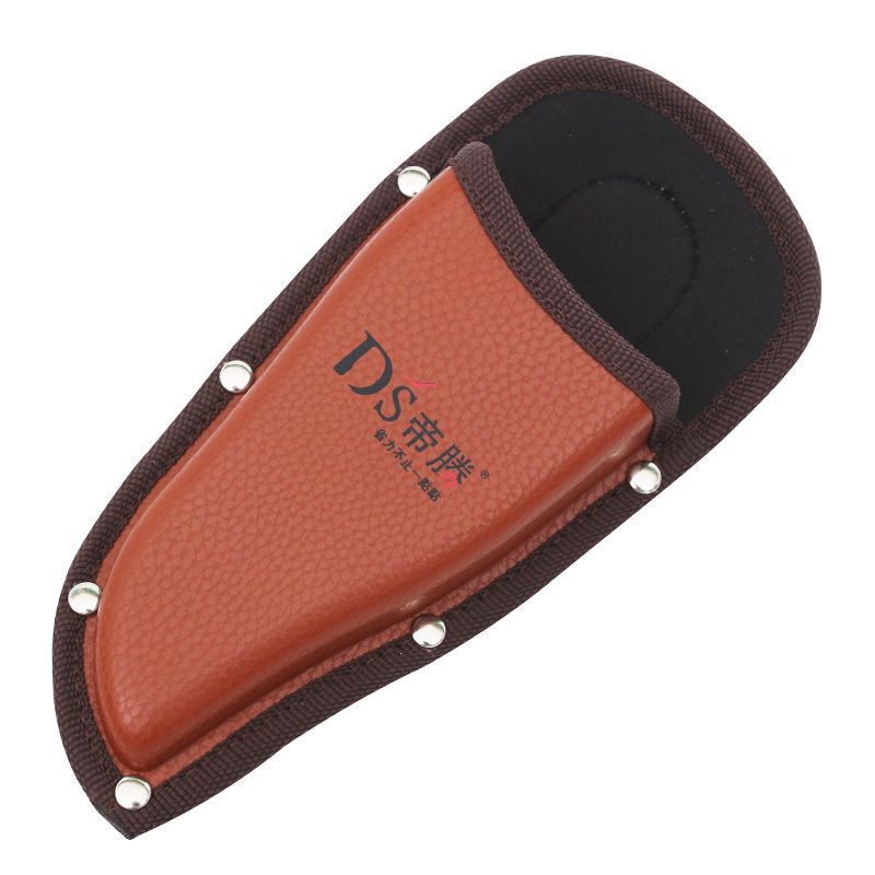 Disheng pruning scissors cover, gardening tools, protective scissors bag, waist bag, PU imitation leather pliers cover, portable hardware kit.