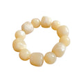 Wholesale acrylic beaded bracelets - trendy dopamine jewelry, unique irregular geometric stretch bracelets for women (cross-border e-commerce)