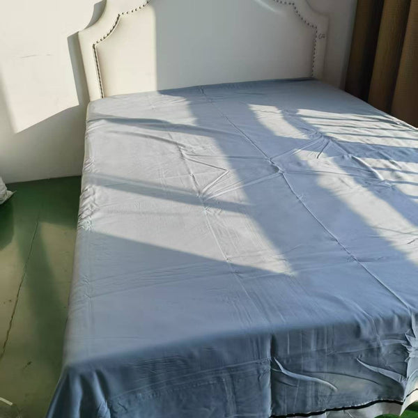 New special treatment washed silk quilt cover + bed sheet pick up the leak price of 115 yuan will not be refunded or exchanged.