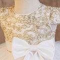 Kids' princess dress, european & american style flower girl sequin tutu, runway performance costume, girls' lace dress - in stock