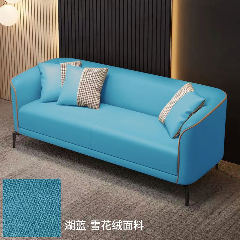 Sofa small apartment rental house living room simple modern apartment popular double slot three slot technology cloth small sofa