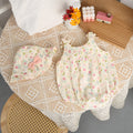 Baby clothes summer clothes newborn baby girl one-piece full moon 100 days ha shirt suspender ha shirt romper thin summer