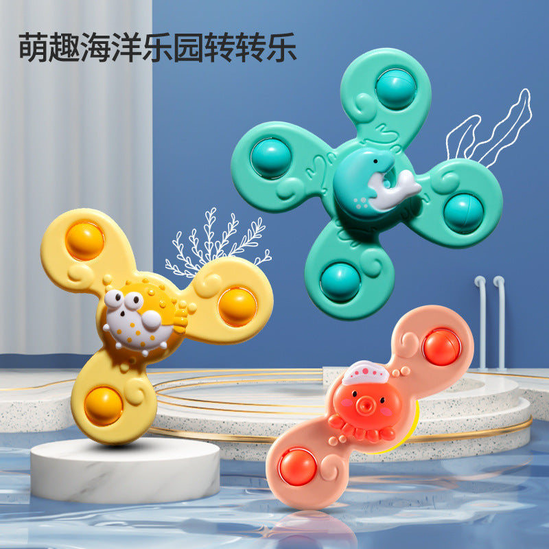 1 year old 0 a 6 months or more 8 2 baby toys dining chair suction cup rotation music baby early education puzzle grasp training