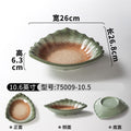 Melamine dinnerware plates - retro commercial dinner plates for restaurants, hotel stir-fry dishes, and unique deep plates for plating