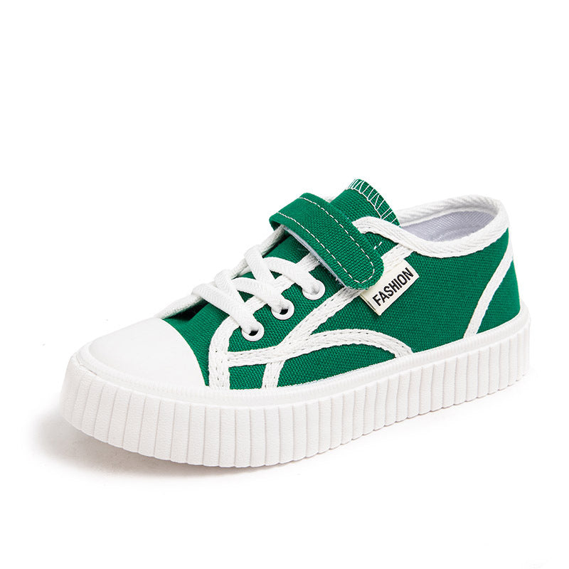 Children's canvas shoes Boys' new fashion casual comfortable breathable children's board shoes Girls' students lightweight Four Seasons classmates