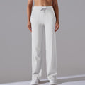 Naked new waistband drawstring loose pants high waist body shaping yoga clothes large flap pocket pants on both sides sports wear fitness pants